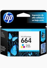 Tinta HP 664 Cian, magenta, amarillo