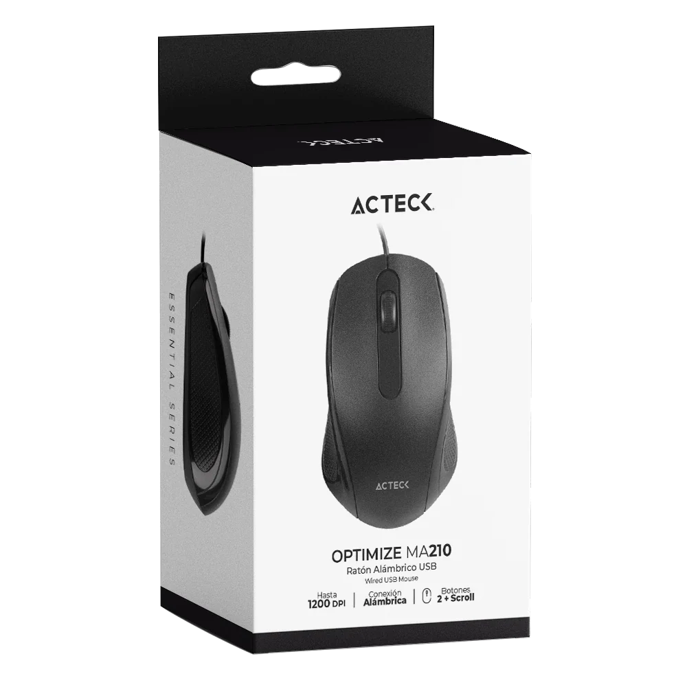 MOUSE ALAMBRICO ACTECK MA210